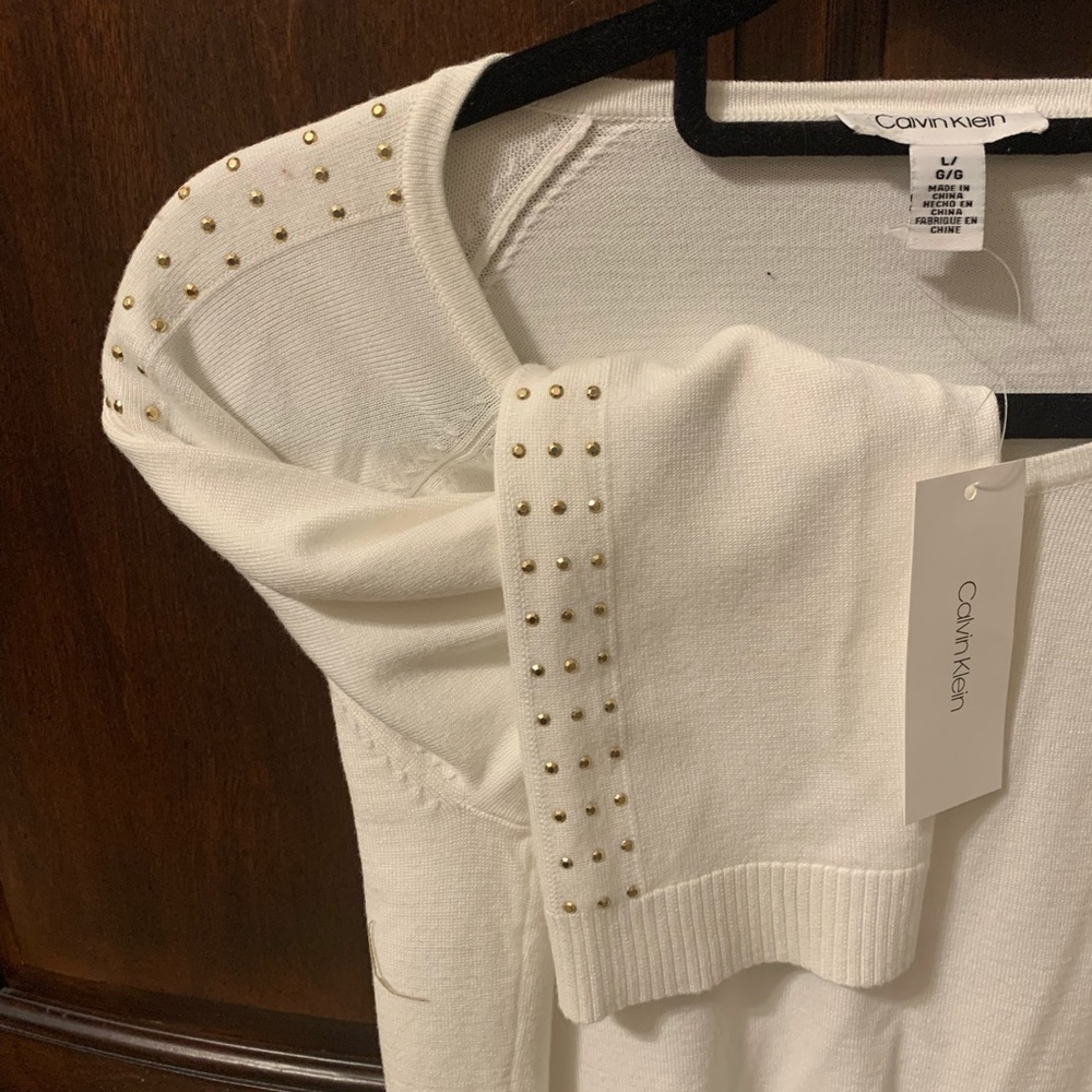 🆕 Calvin Klein ✨ Embellished sweater ✨